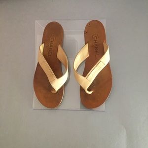 Leather Chanel sandal